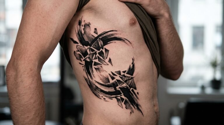 Abstract Fragment Tattoo