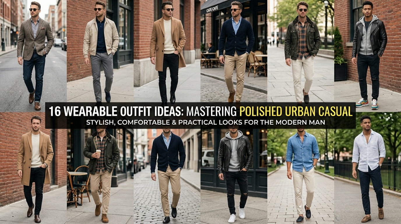 Men Urban Casual Outfit Ideas