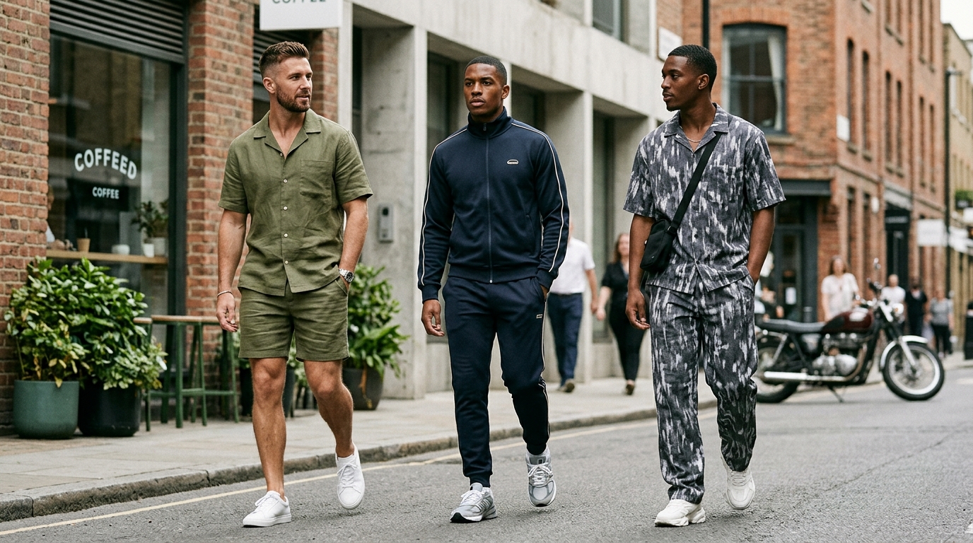 Men Matching Set Street Style