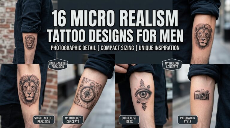 Micro Realism Tattoo for Men