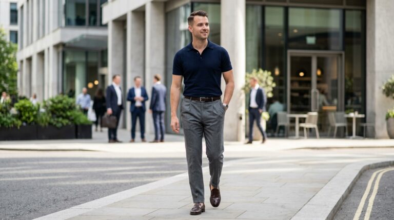 City-smart office outfit
