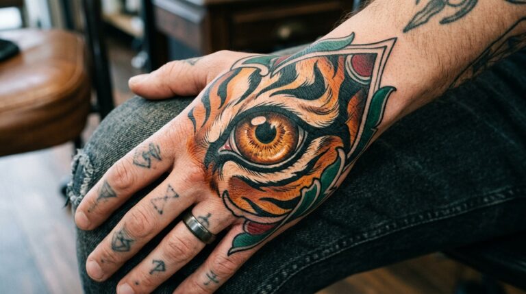 Tiger Eye Detail