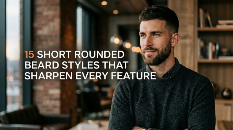 Short Rounded Beard Styles