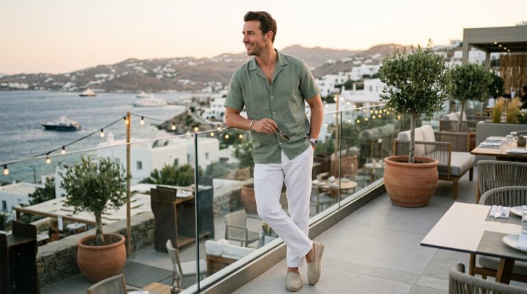 Sage Camp Collar Shirt