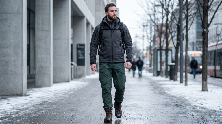Winter Techwear Utility Look