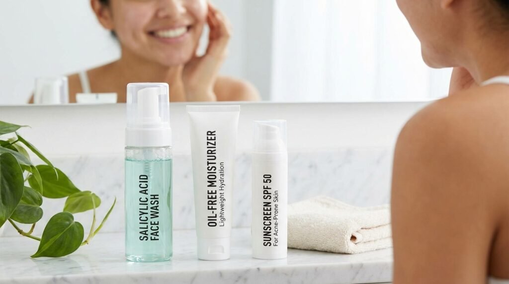 clear skin routine