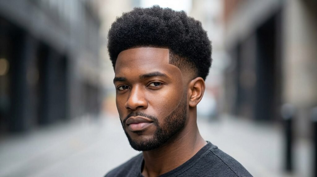 afro skin fade lineup