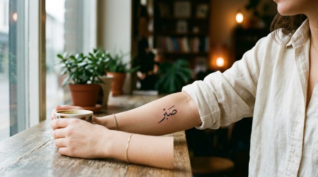 Arabic Script Tattoo