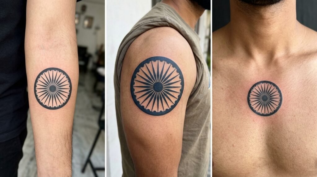 ashoka chakra tattoo