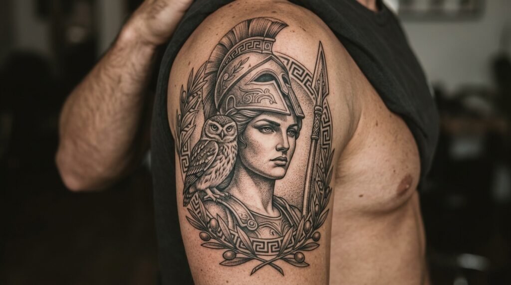 Athena Greek Tattoo