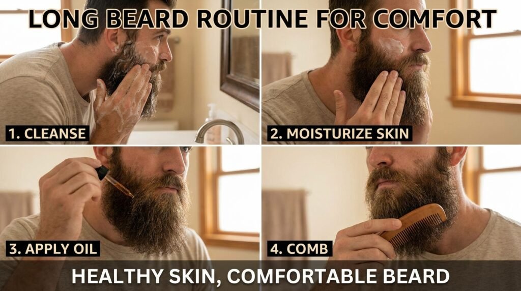 long beard care