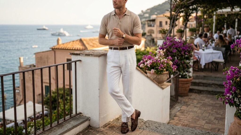 Old money summer look