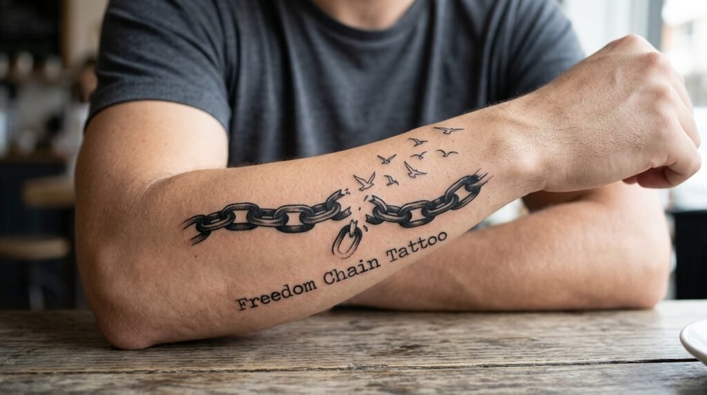 Freedom Chain Tattoo