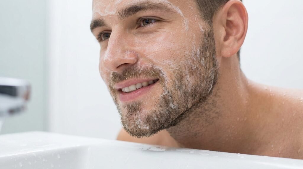 Short beard care