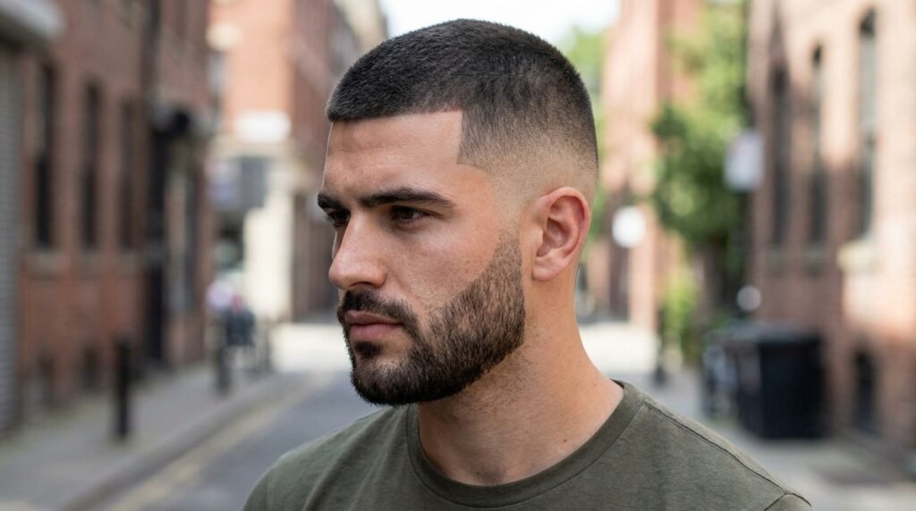 buzz cut high fade