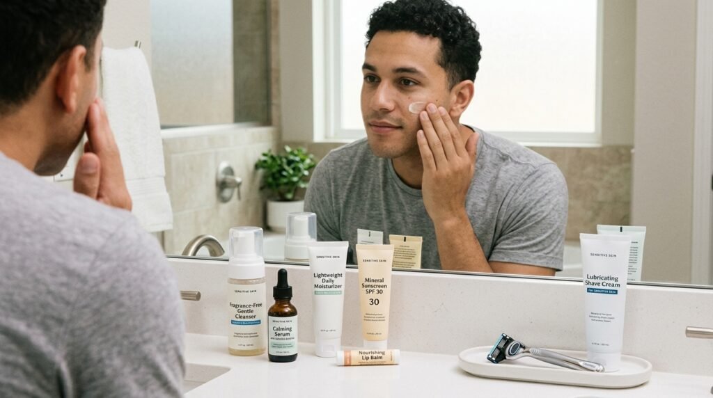 Sensitive skin grooming