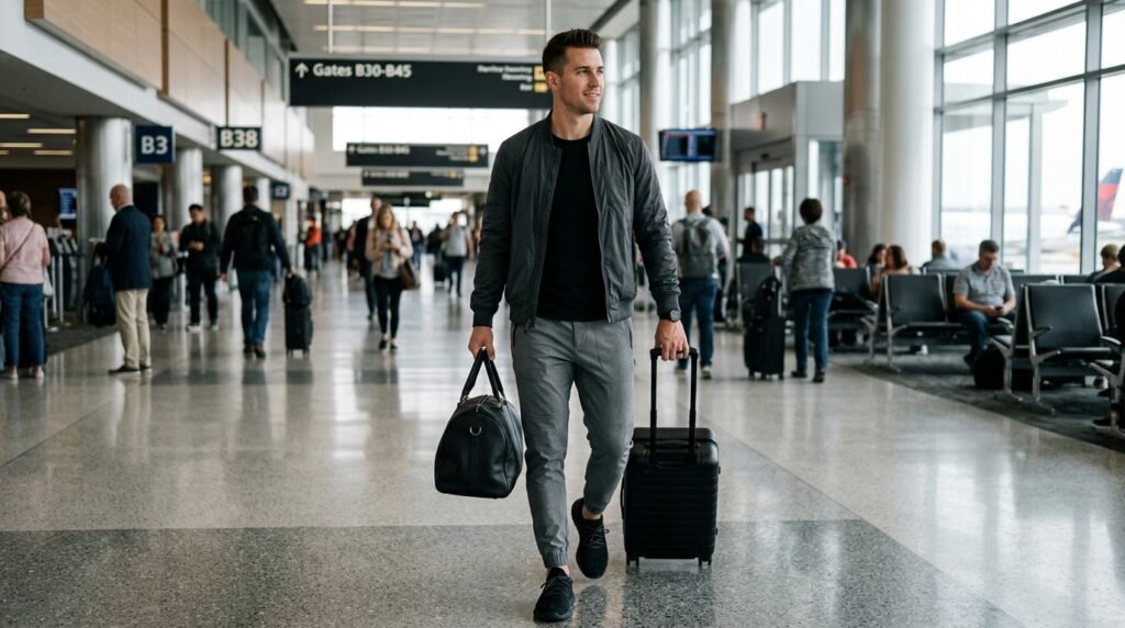 modern men's athleisure style