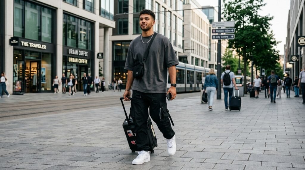 Modern travel streetwear