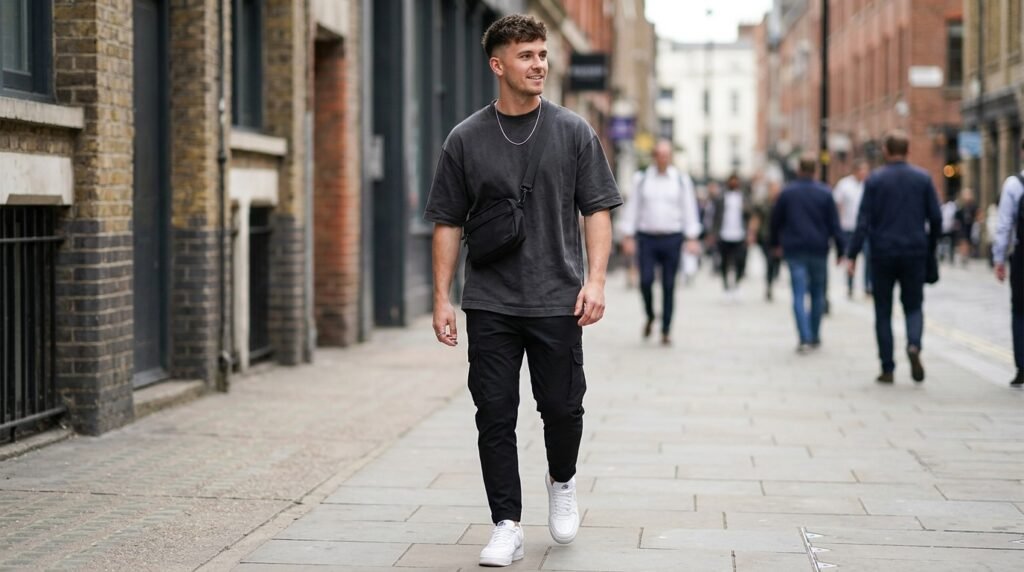 modern street outfit
