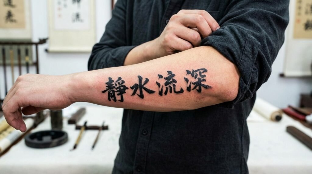 tattoo ideas for men chinese words