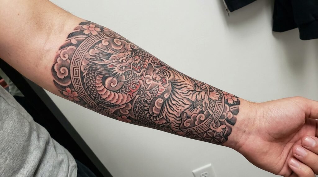 men tattoo ideas Chinese