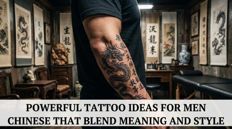 Tattoo Ideas for Men Chinese
