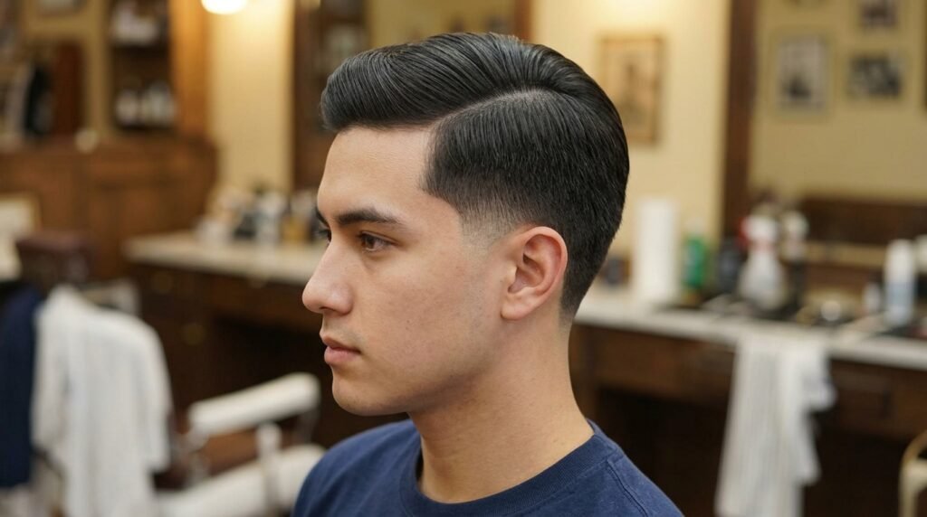 drop fade side part