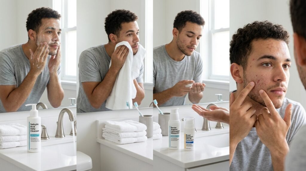 Acne-focused skincare