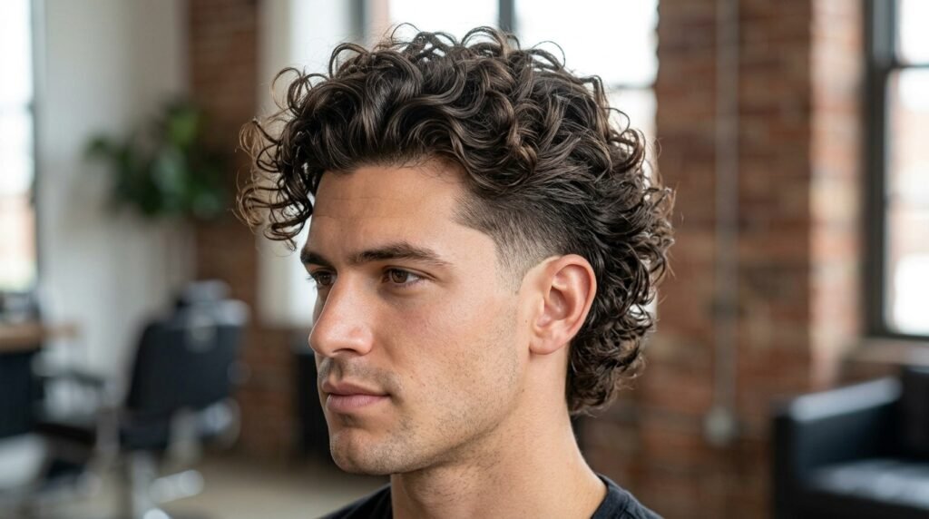 curly bro flow burst fade