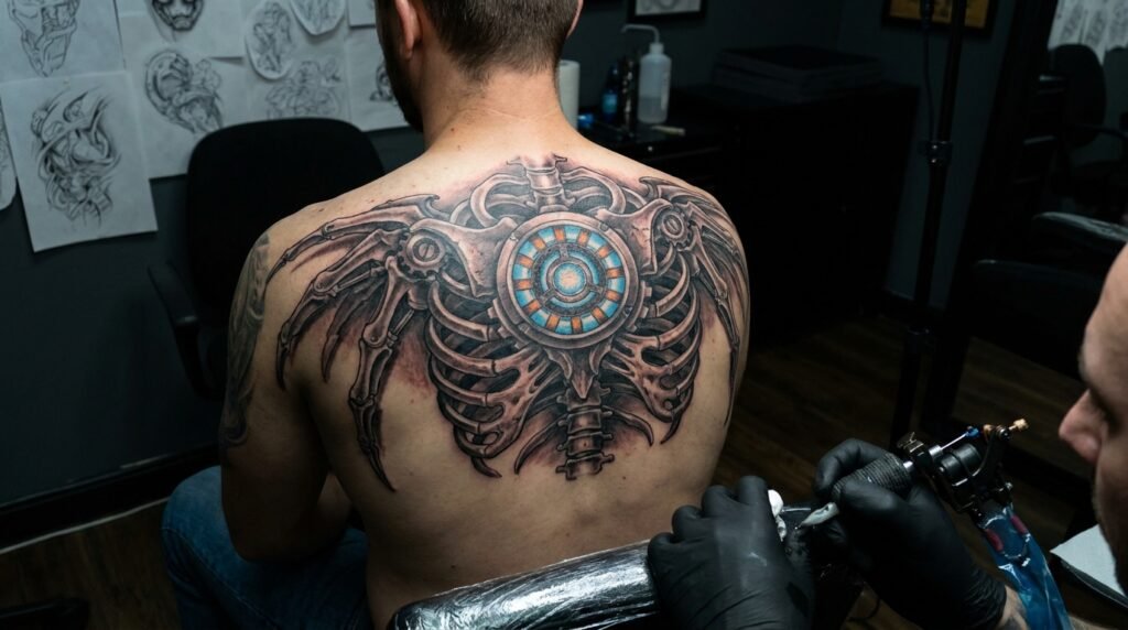 back biomechanical masterpiece