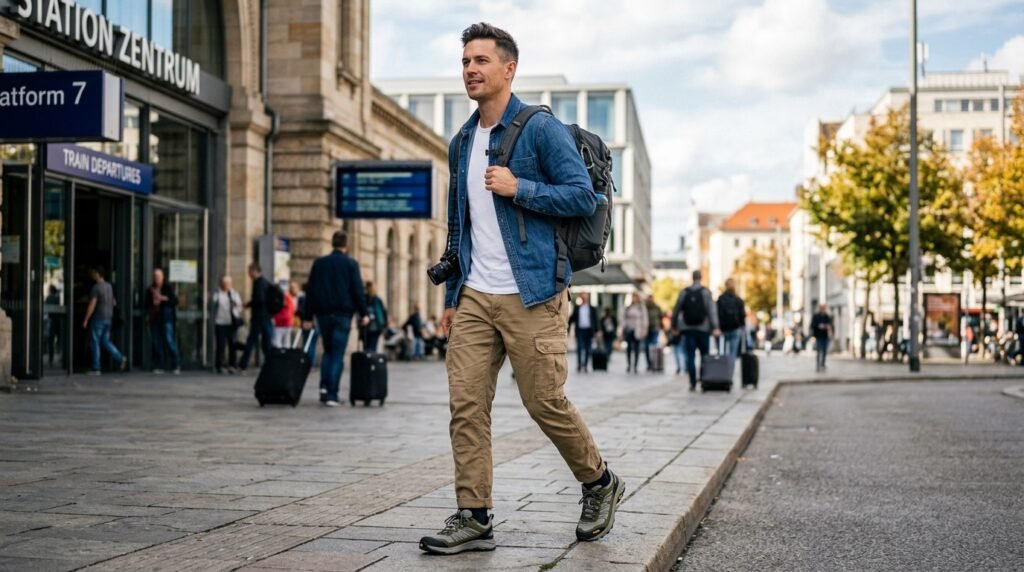 Modern travel utility look