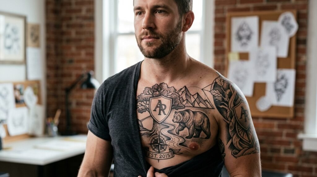 Family Crest Tattoo