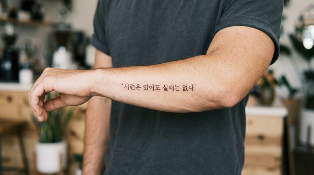 Korean Hangul Tattoo