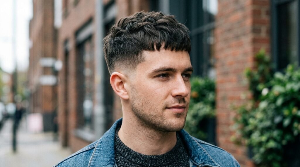 low drop fade French crop