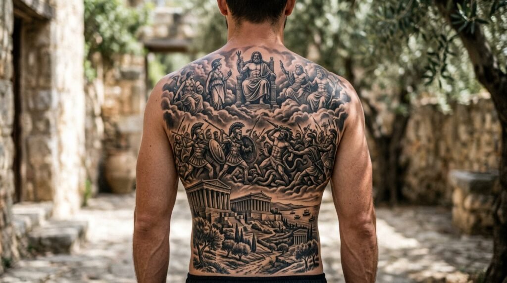 Greek Back Piece