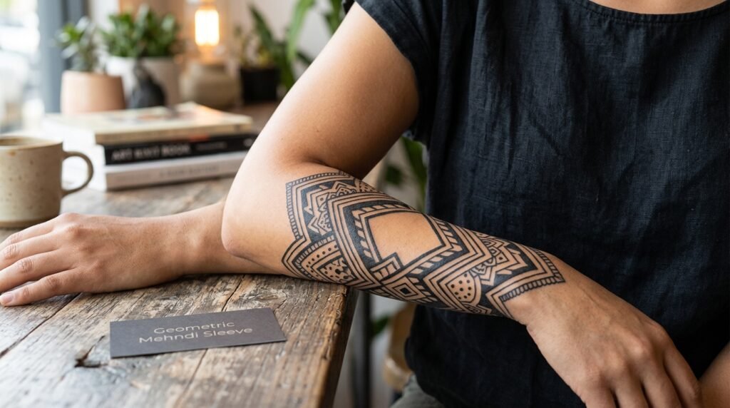 Geometric Mehndi Sleeve