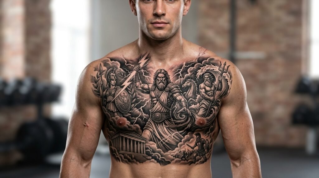 tattoo men ideas greek mythology 