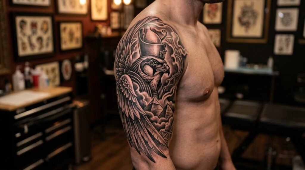Horus Arm Tattoo
