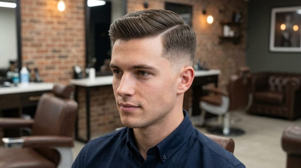 mid drop fade Ivy League