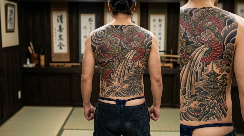 Japanese Back Dragon