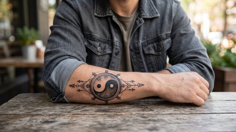 20 Meaningful Tattoo for Men Karma Ideas That Represent Balance and Destiny