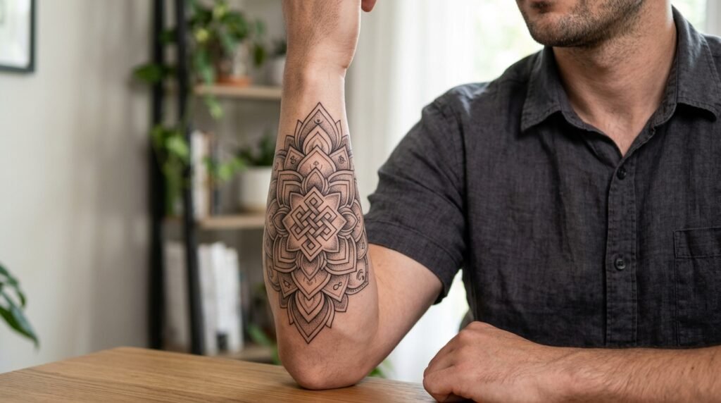 karma mandala tattoo