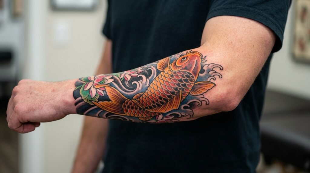 Japanese Koi Tattoo