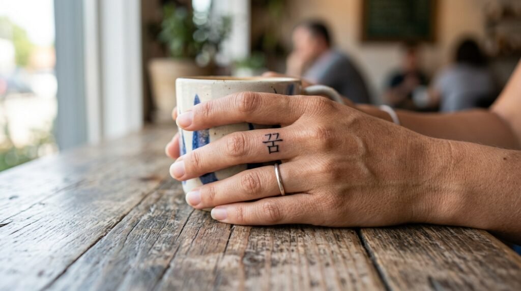 Korean Hand Tattoo