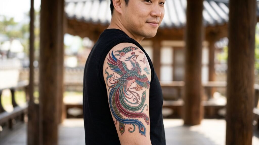 Korean Phoenix Tattoo