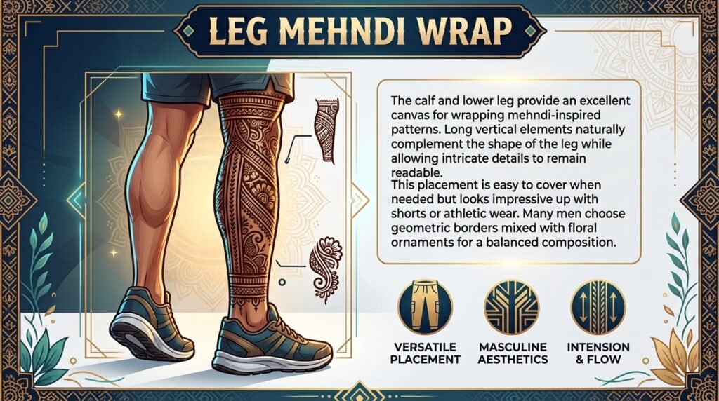 Leg Mehndi Wrap
