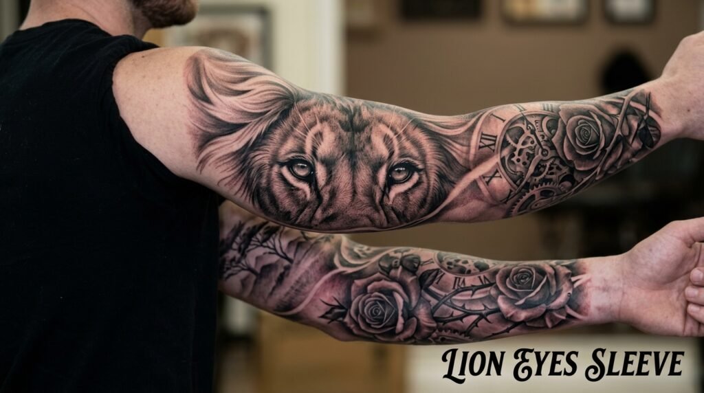 lion eyes sleeve