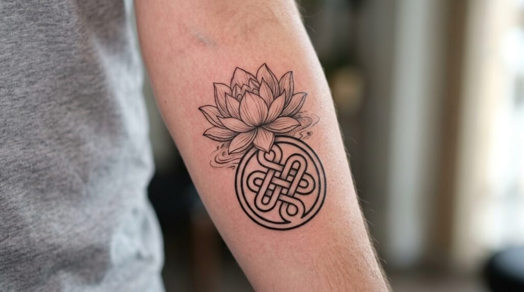 lotus karma tattoo