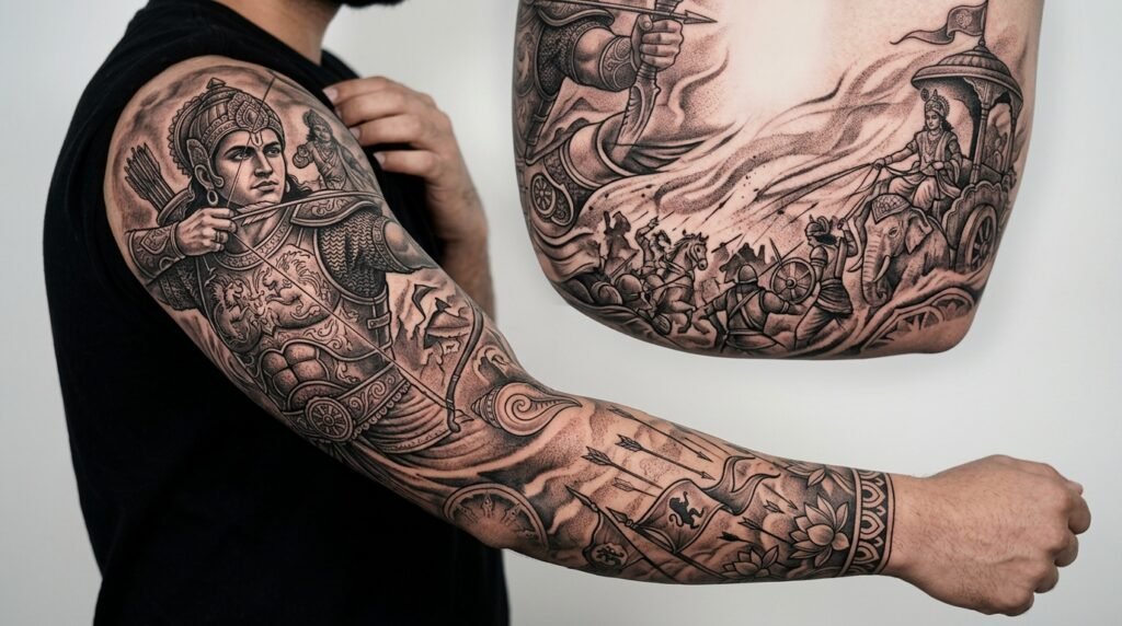 mahabharata warrior tattoo