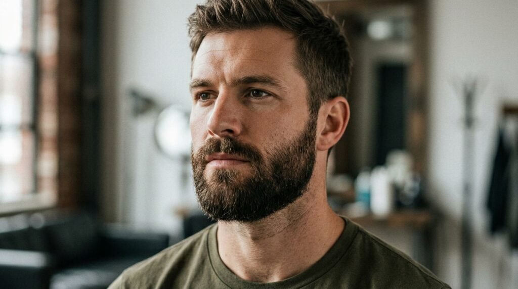 medium natural Spartan beard